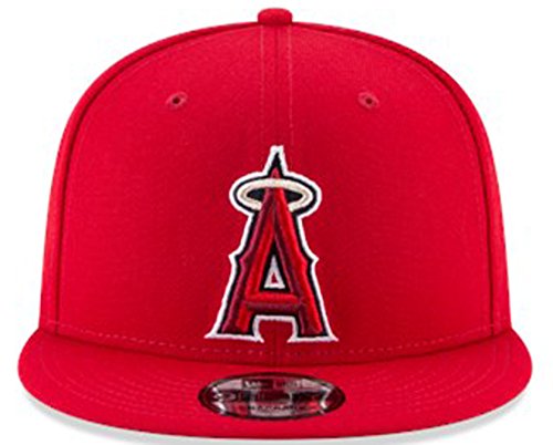 New Era Authentic Angels Red 9Fifty Snapback OSFM Hat Cap- Adjustable