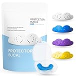 LittleCreators - Ferula de Descarga, Protector Bucal | Pack 4 pcs Ferula de Descarga Bruxismo, Protector Bucal Nocturno, contra Rechinamiento de Dientes/Bruxismo, Practica Deportiva