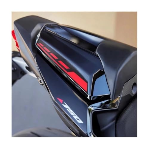 Pad carénage queue CB750 Hornet capot de selle passager rouge carbone - 4