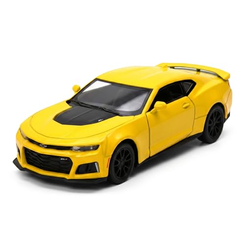 Image of Wizplex Kinsmart Chevrolet Camaro ZL1 1:36 Scale Officially Licensed Die-Cast Metal Car Model - Pull-Back Action Openable Doors Collectible Toy for Kids & Collectors