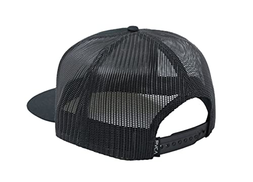 Image of RVCA Men's Trucker Hat, Adjustable Snapback Cap for Streetwear & Skating, Lightweight Breathable All-Day Comfort