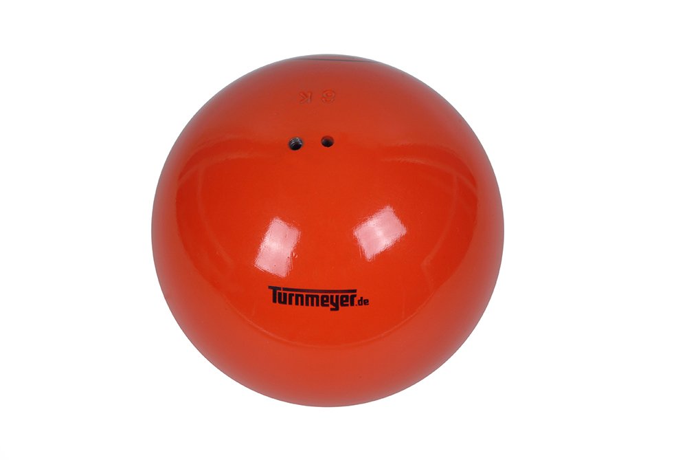 Wettkampf-Stoßkugel aus Guss, tariert, 6 kg
