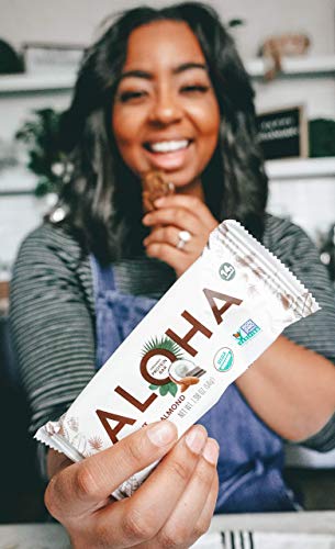 Aloha Organic Plant Based Protein Bars - Coconut Almond , Vegan, Low Sugar, Gluten-Free, Low Carb, Non-Gmo, No Stevia, No Erythritol - 12 Count (Pack Of 1) #TOP4
