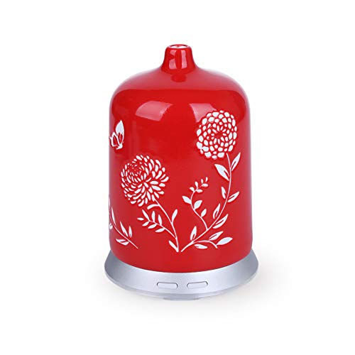 Difusor aromático eléctrico de cerámica 100 ml con tecnología ultrasónica