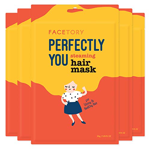 FaceTory Perfectly You Steaming Hair Mask for Damaged, Frizzy Hair (Pack of 5)