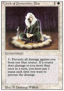 Magic: The Gathering - Circle of Protection: Blue - Circolo di Protezione: Blu - 3rd Edition/Revised