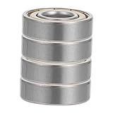 Abaodam 4 Stück Teiliges Rollstuhl Radlager aus Stahl für Vorderradgabel Langlebige Manuelle Rollstuhl Lager Kompatibel mit Kleinen Vorderrädern Einfache Wartung und Zuverlässige Leistung