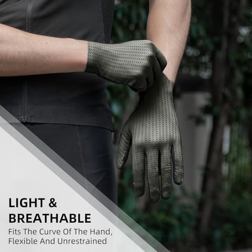 Guantes ciclismo ROCKBROS para hombre y mujer, dedo completo miniatura 3