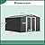 YOPTO 10×12 FT Outdoor Storage Shed,Metal Aluminum Waterproof Tool Sheds with Doors and Vents,Heavy-Duty Sheds Unit W/Lock and Key,Galvanized Steel Garden Shed for Storing Bicycles,Barbeques,Black