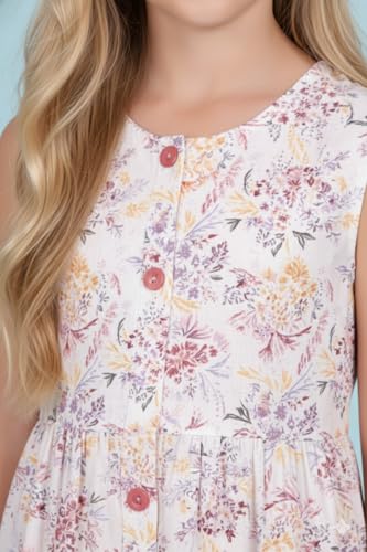 Image of VIKITA 2017 Girls Embroidery Cotton Long Sleeve Flower Dresses LH5460 for 1-8 Years ?-