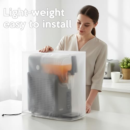 Image of Slushie Machine Dust Cover also for Coffee Maker other Kitchen Appliance Dust Cover Water Proof Lightweight, Compatible with Ninja Slushi FS301C /FS301 /FS300 /FS299-19W x10D x19H in