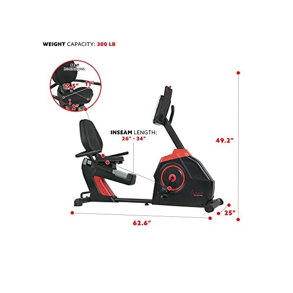 Sunny-Health-Fitness-Evo-Fit-Cardio-Recumbent-Bike-SF-RB4954 Sunny Health & Fitness Evo-Fit Cardio Recumbent Bike - SF-RB4954