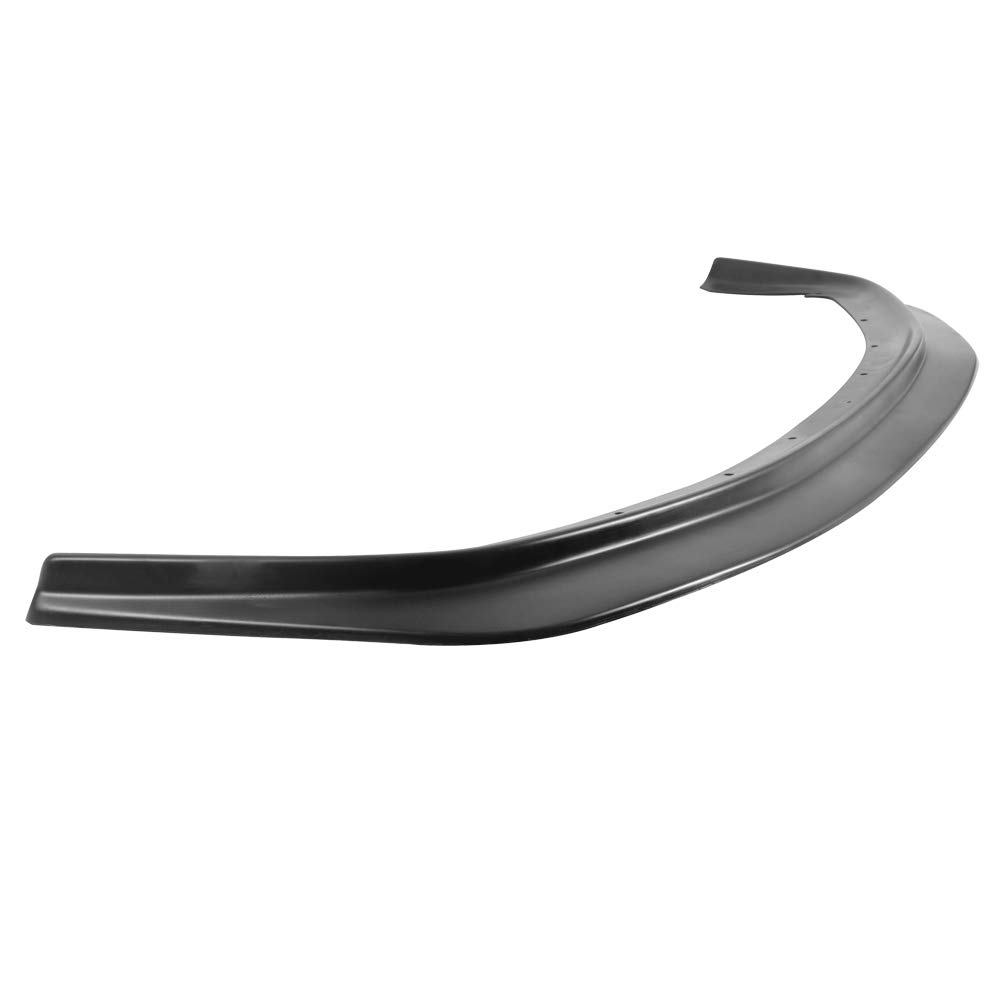 Fit 1992-1995 Honda Civic Front Bumper Lip Black PU | IKON MOTORSPORTS Front Lip Finisher Under Chin Spoiler Add On 1993 1994 product thumbnail 3