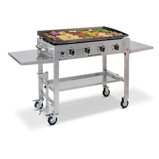 Blackstone 36 inch Stainless Steel Outdoor Cooking Gas Grill Griddle Station