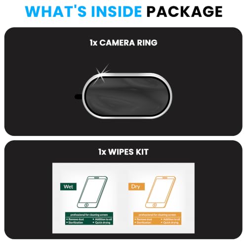 Image of ArmourPro Camera Lens Protector for Redmi Note 17 Tough HD Individual Aluminum Alloy Rings 9H Camera Cover, Scratch-Resistant,Camera Lens Protection| Silver, 1 Pack