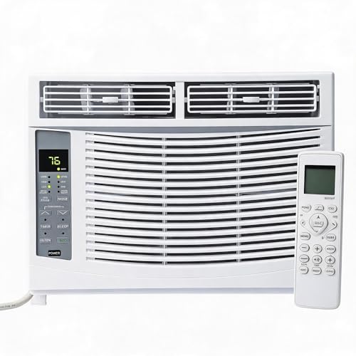 Tackview 6,000 BTU Window Air Conditioner, Air Conditioner Window Unit