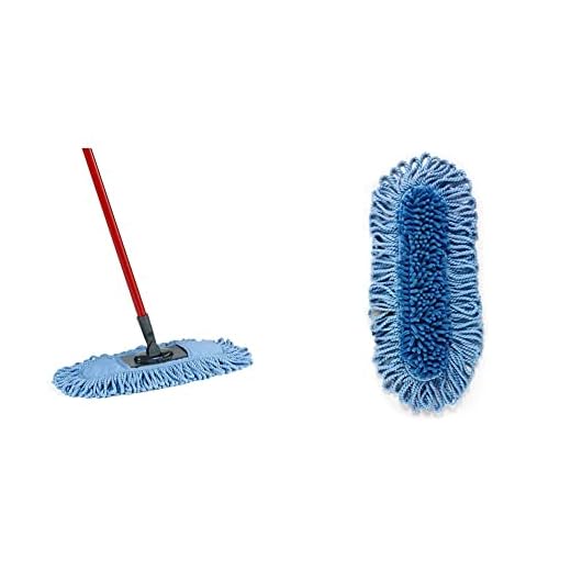 O-Cedar Dual-Action Microfiber Sweeper Dust Mop & Dual-Action Dust Mop Refill