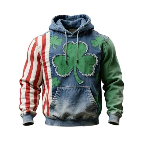 Sweat à capuche imprimé pour homme le cadeau parfait au motif Saint- unique