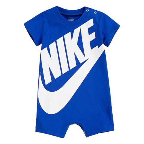 Image of Nike Baby Boy Infant Shortall (Game Royal(5ND369-U89)/White, 6 Months)