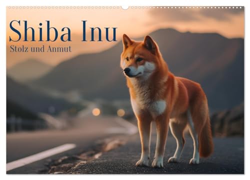 Shiba Inu - Stolz und Anmut (Wandkalender 2026 DIN A2 quer), CALVENDO Monatskalender: Shiba Inu - Faszination japanischer Schönheit (CALVENDO Tiere)