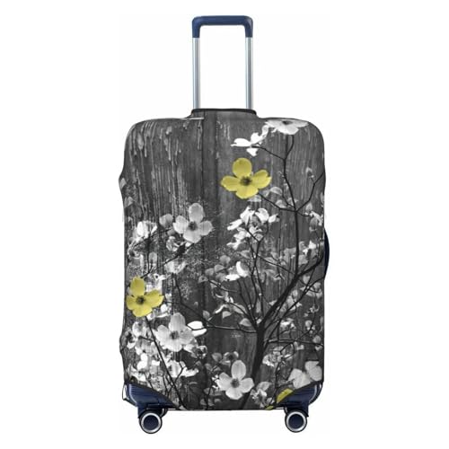 Floral Wall Art Print Luggage Suitcase Cover Protector Luggage Washable Covers With Concealed Zipper