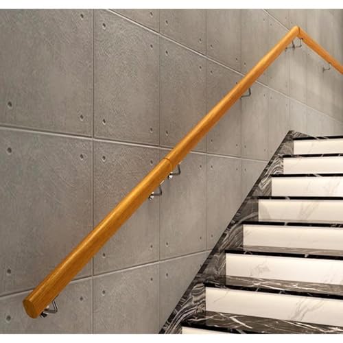 Kit de iluminación de pared de escalera de madera para escaleras interiores soportes de de acero inoxidable