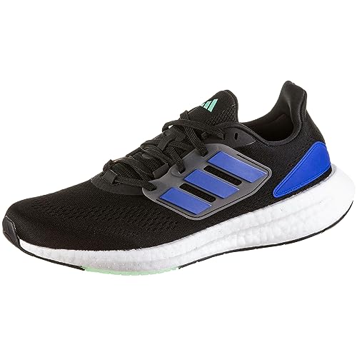 ADIDAS Pureboost 22 Shoes, Zapatillas para Correr Hombre, Core Black/Lucid Blue/Cloud White, 40 2/3 EU