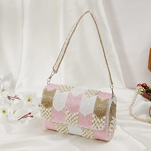 Image of SWISNI Stylish Allover Clutch Bag For Party, Wedding II Women's Traditional Designer Clutch For Women & Girls