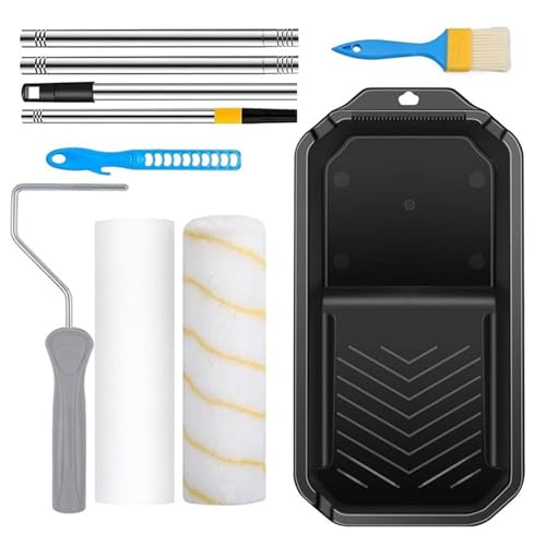 Pennelli – Kit rullo per vernice, Paint Runners Pro, strumenti per pittura, rullo per vernice, pennello a rullo, rullo per parete, rulli da 22,9 cm, pennelli, rullo per pittura per pareti di casa