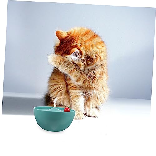 Fuente de Agua Cerámica Automática para Gatos Verde miniatura 2