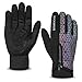 ROCKBROS Gants d'hiver Polaire Hommes, Gants de Cyclisme Chauds Écran Tactile, Gants de Sport Anti-dérapants pour Vélo Course à Pied Fitness Unisexe