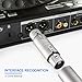 Heams 4 Pack (2 Pair) Professional XLR Adapter, 3 Pin XLR Female to Female & Male to Male Connector, Fit for Microphone, Audio Mixer, Speaker, Silver