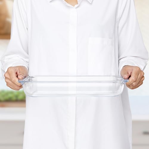 Image of Borosil Glass Baking Dish,Transparent, 2.2 Liters