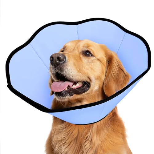 MIDOG Dog Cone Collar After Surgery, Soft Dog Cone Alternative to Stop Licking,Adjustable Elizabethan Recovery Cones for Small to Large Sized Dogs