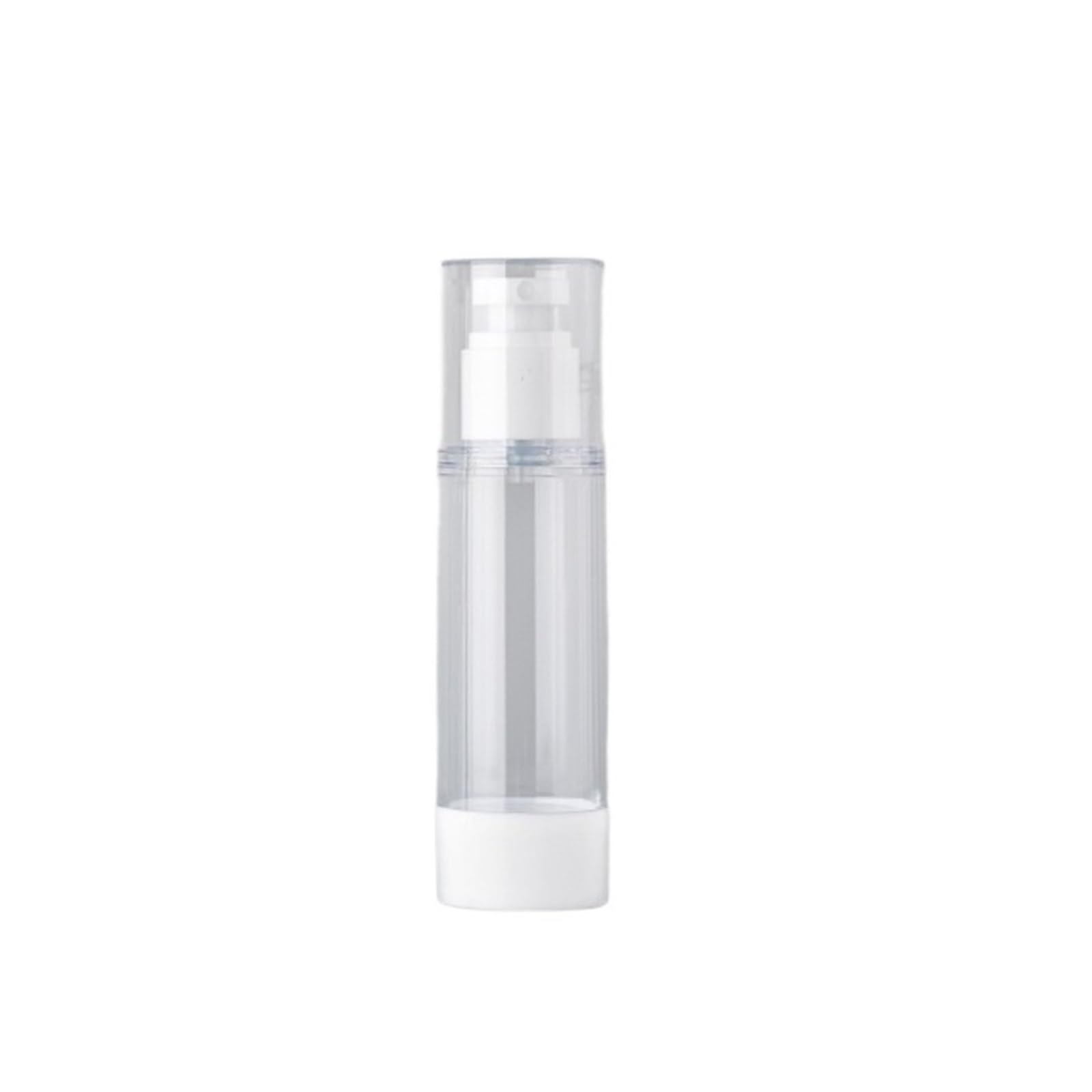 SKPVPOKOYL 3pcs Portablere Plastic Airless Vacuum Pump Toiletry Travel Bottles(Spray bottle,3PCS_30ML)
