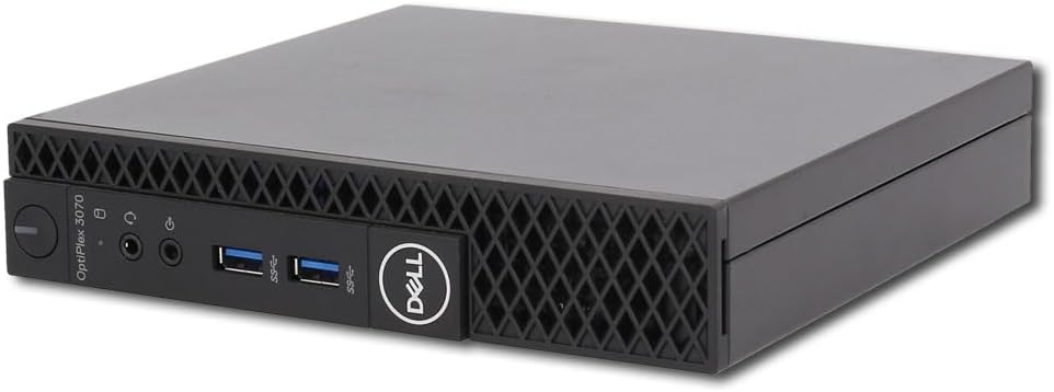 Dell OptiPlex 3070 Desktop Computer - Intel Core i5-9500T - 8GB RAM - 500GB HDD - Micro PC