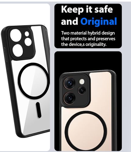 Image of KAPAVER Essential Case for Oppo Reno 15 Pro MagSafe, Magnetic | Oppo Reno 15 Pro Back Cover (Magnetic - Black)