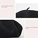 Women Wool Beret Hat, Classic French Style Artist Hat, Solid Color Chic Winter Warm Cap for Girls