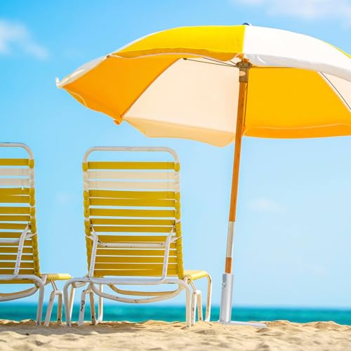 Anclaje de sombrilla para playa y patio con soporte ligero de aluminio 7