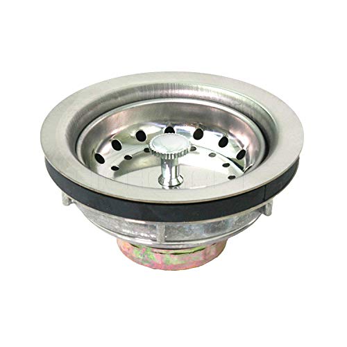 Desagüe para fregadero de cocina acero inoxidable 3.5 pulg miniatura 4