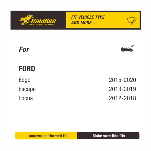 Image of Wiper Blade 28 inch /28 inch Replacement for Ford Edge 2015-2020,Escape 2013-2019,Focus 2012-2018 Windshield Wiper Blade,28+28 Inch Windshield Wiper Blades