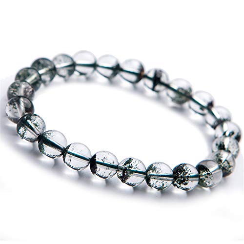 Quartz vert naturel 8 mm perles rondes cadeau idéal pour homme