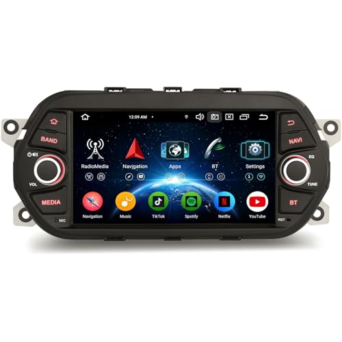 ✪【Android 14, 8-Core, 4GB RAM+64GB ROM】7 pollici autoradio bluetooth GPS per Fiat Tipo Aegea Egea Dodge Neon con il potente sistema Android 14 di ultima generazione, è possibile godere di un'esperienza utente fluida e reattiva. Avvio rapido, touch screen IPS capacitivo. MT8667 1.5GHz*4+2.0GHz*4 64-bit 12nm Cortex 8* architettura CPU A53. 2 schede / 3 USB fino a 5*256GB di memoria espansa. Suono stereo 4*48W e amplificatore subwoofer. Integrato CANBUS, TF, USB, RDS, WiFi. Supporta lo split screen e consente l'esecuzione di due applicazioni affiancate.