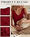 Ficerd 3 Pack Women's Nursing Tank Tops Hidden Zippers Breastfeeding V Neck Sleeveless Shirts Loose Fit Maternity Clothes(Large,Black, Dusty Green, Red)
