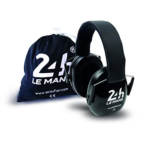 ACOUFUN Gehörschutz Hochleistungs offiziellen 24 h Le Mans schwarz