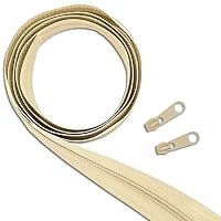 Wohnkult Set di chiusura lampo da 3 m, 3 mm, spirale da 3