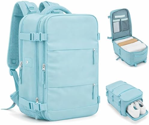 Mochila De Viagem Grande Unissex Com Porta USB Compartimento Para...