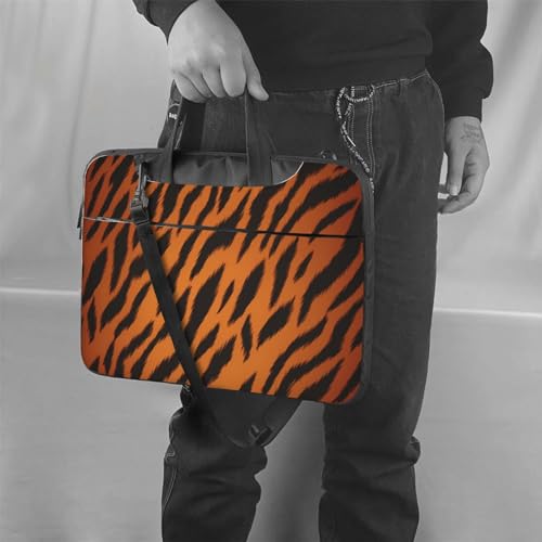 Bolso bandolera para laptop Tiger Stripe unisex miniatura 6