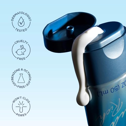 Biore UV Aqua Rich SPF 30 PA+++ Daily Moisturizer Sunscreen for Face, For Sensitive Skin, Oil Free, Hyaluronic Acid, Vegan, Oxybenzone & Octinoxate Free, Dermatologist Tested, 1.7 Oz