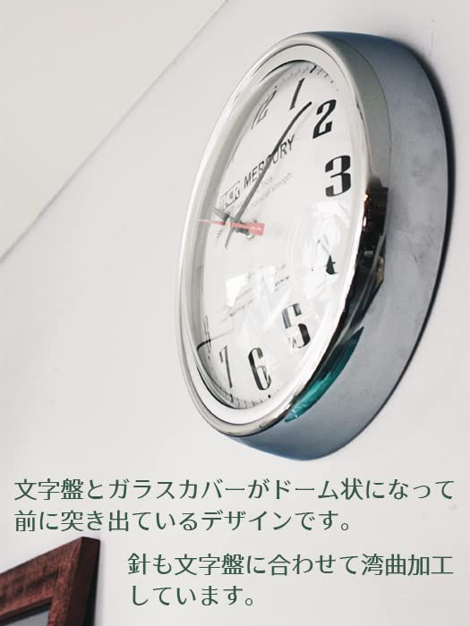 マーキュリー ウォールクロック モンゴメリ (52359) ブラック 壁掛け時計 Amazon.co.jp: マーキュリー ウォールクロック モンゴメリ (52359 BK